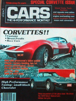 HI PERFORMANCE CARS 1978 MAR - CORVETTE SPECIAL